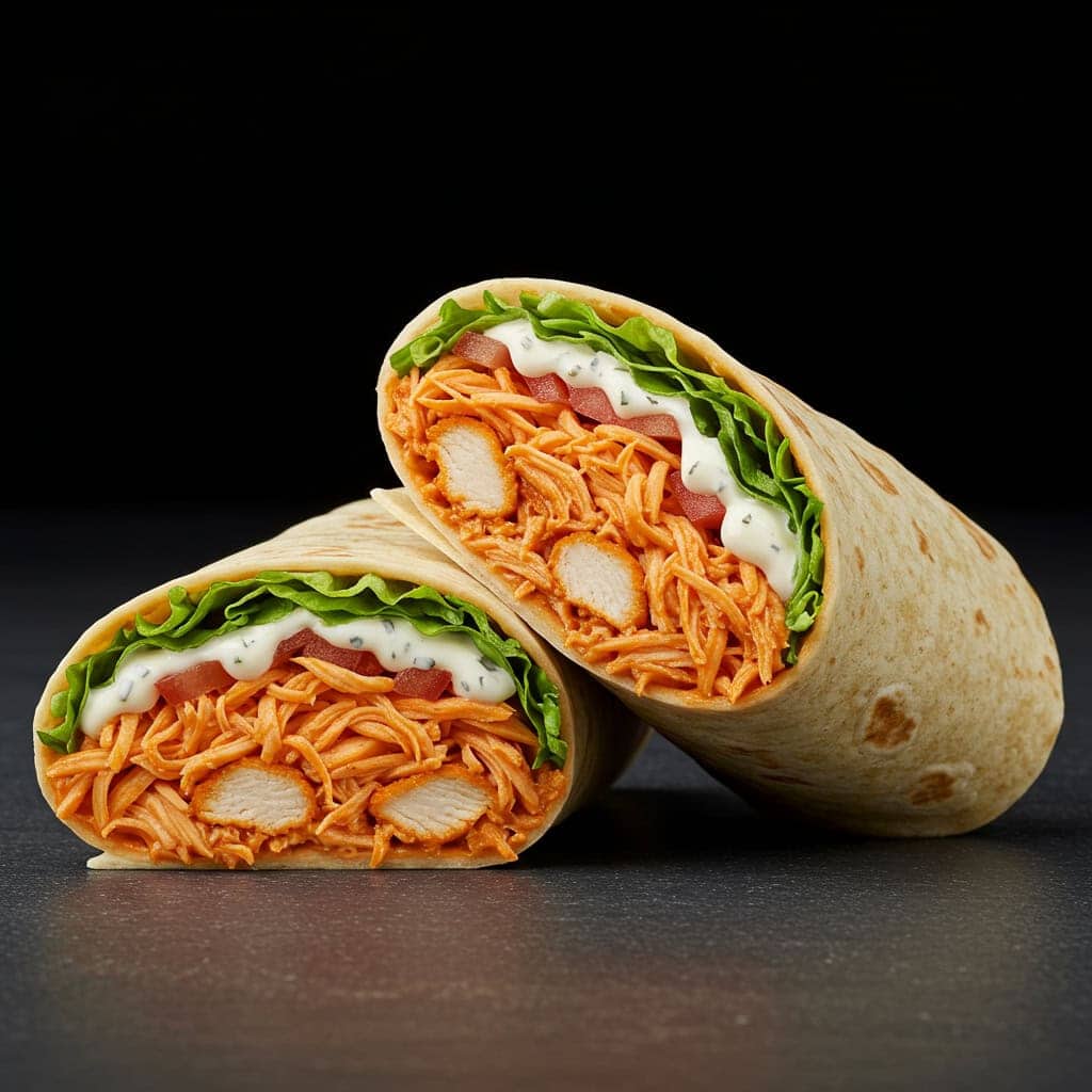 5. Spicy Buffalo Chicken Wrap