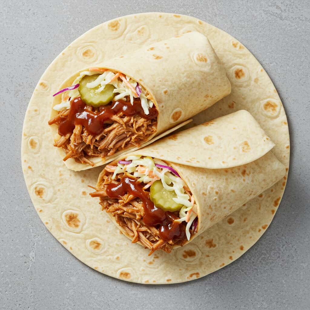 13. BBQ Pulled Pork Wrap