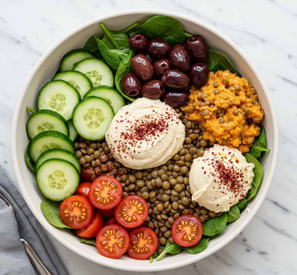 3. Mediterranean Lentil Bowl