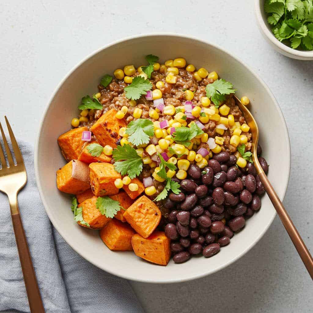 5. Sweet Potato Black Bean Bowl