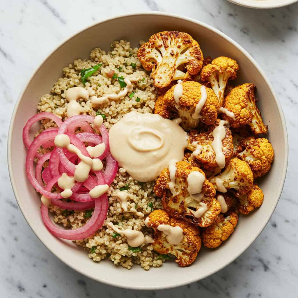 8. Cauliflower Shawarma Bowl