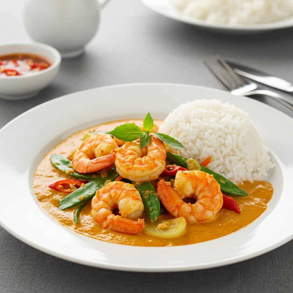 12. Thai Red Curry with Shrimp