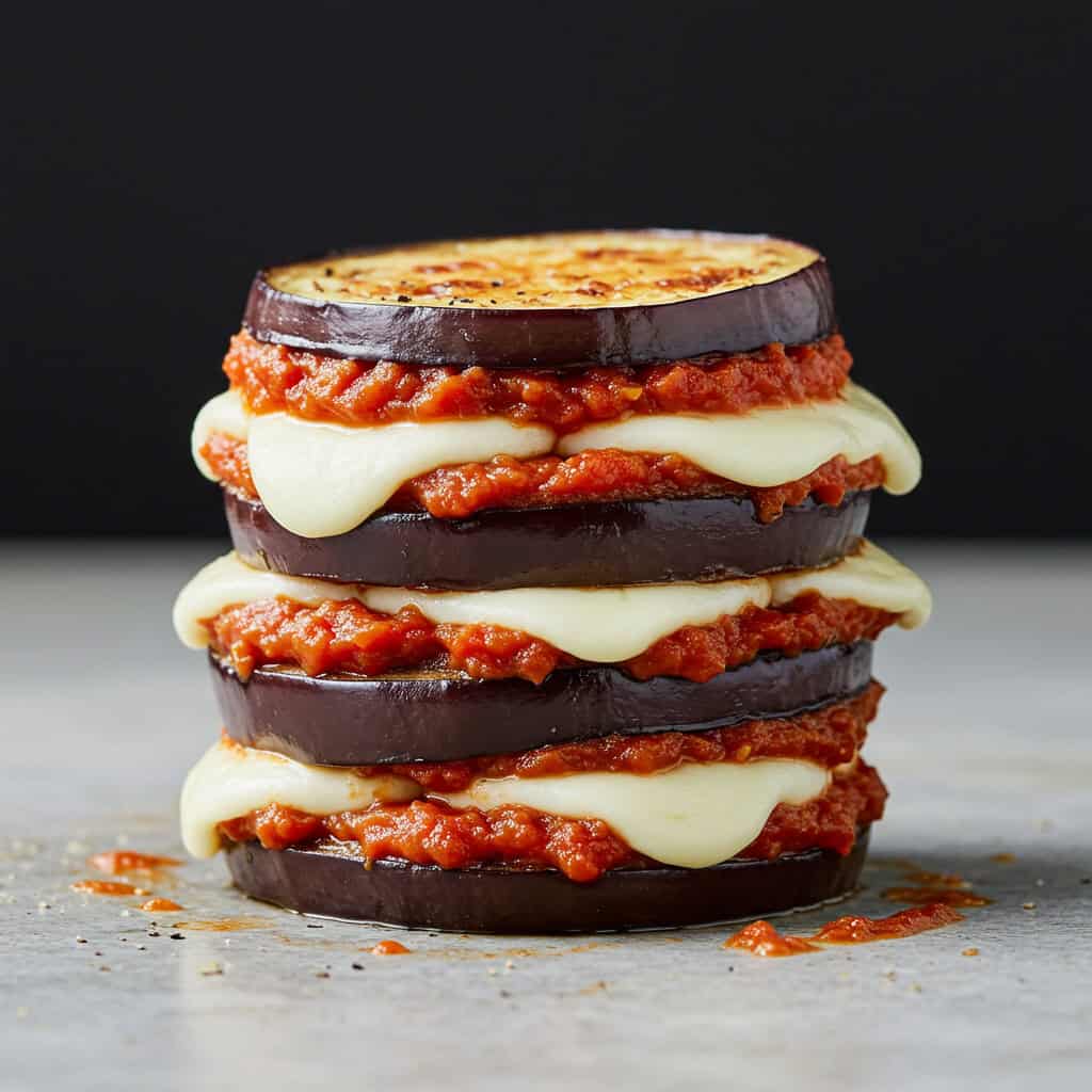 5. Eggplant Parmesan Stacks
