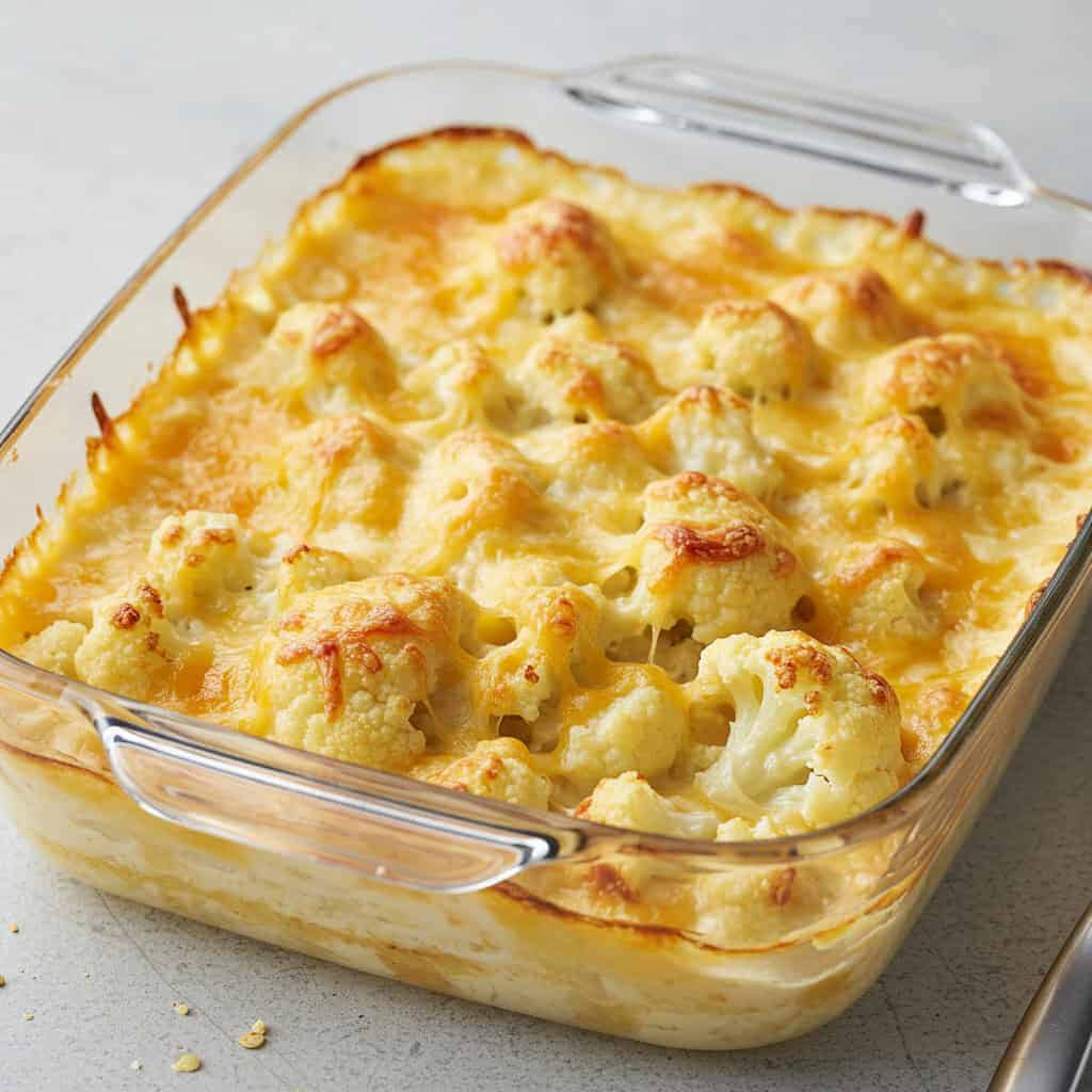 7. Cheesy Cauliflower Casserole