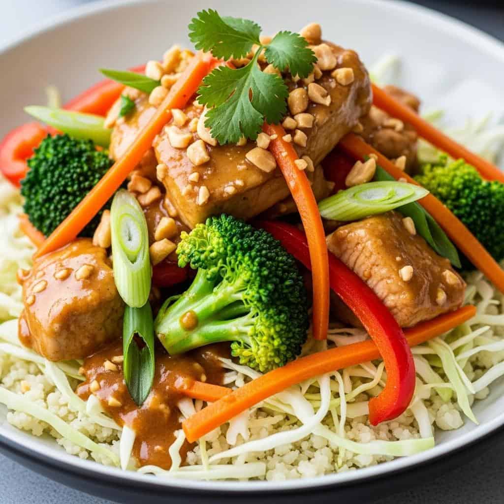 17. Thai Peanut Chicken Stir-Fry