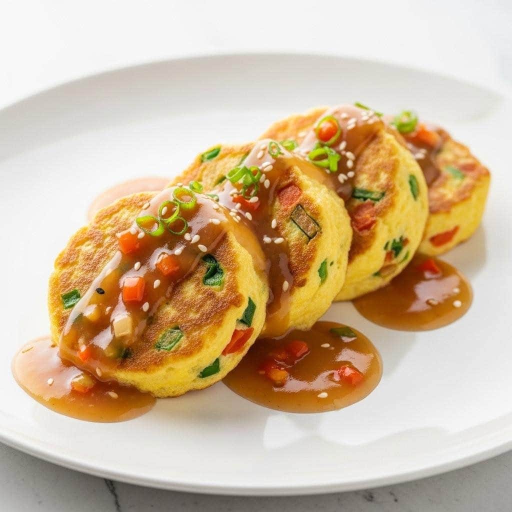20. Vegetable Egg Foo Young