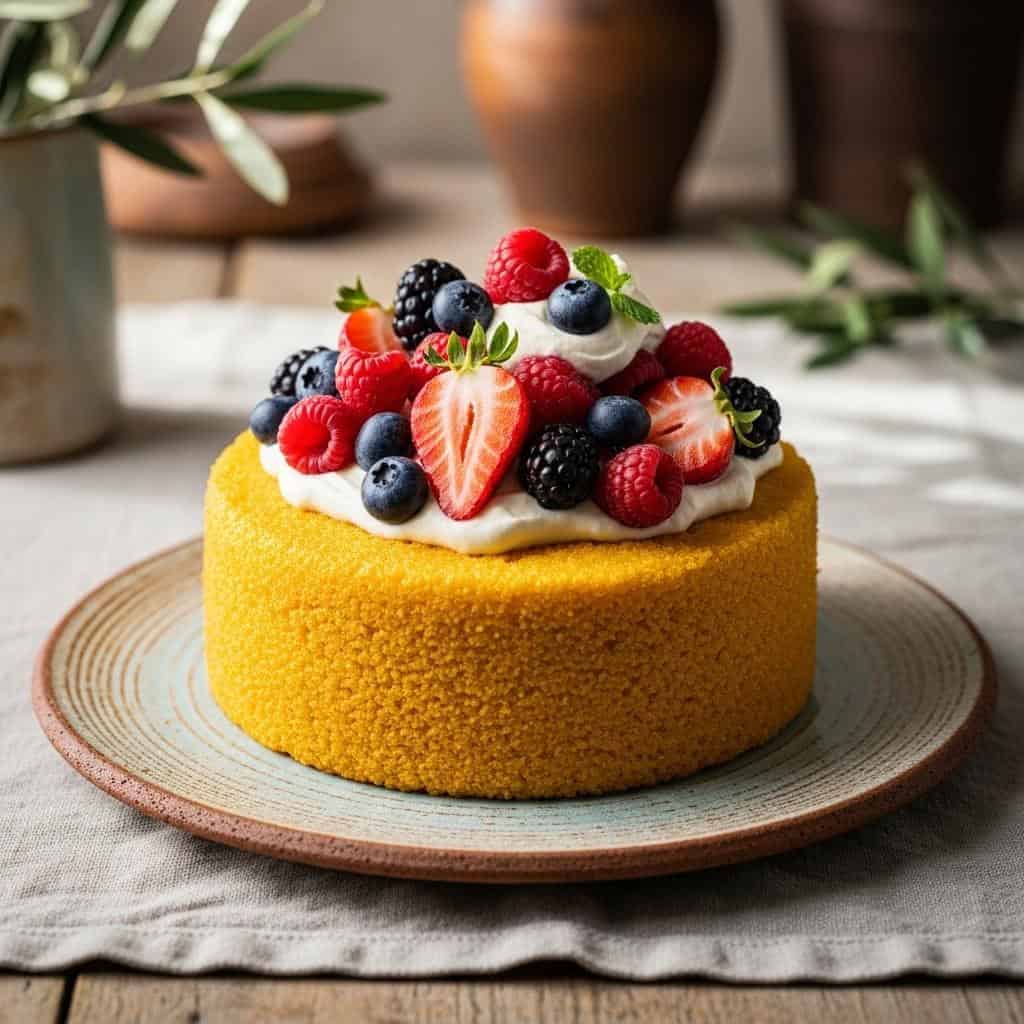 3. Lemon Polenta Cake