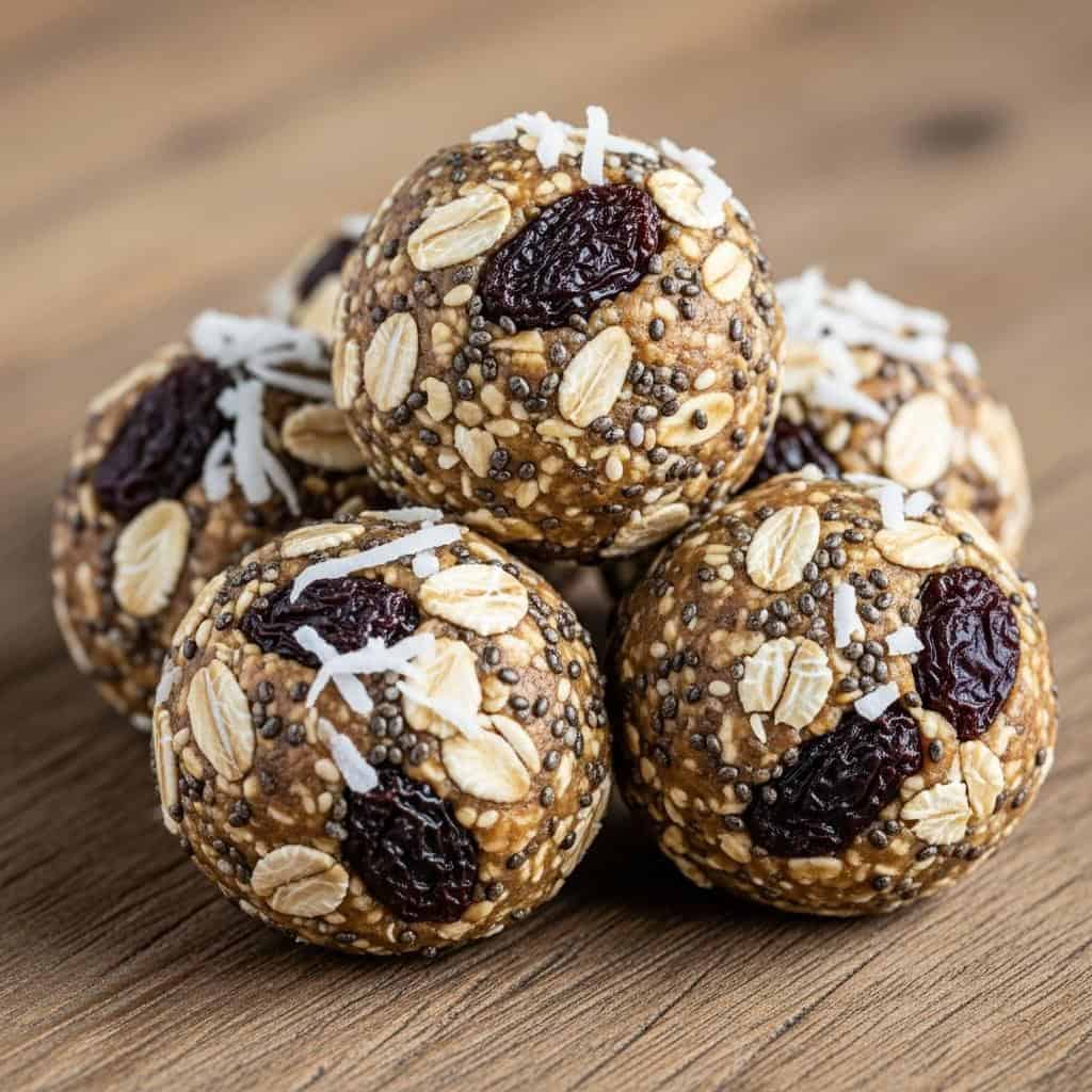 4. Oatmeal Raisin Energy Bites