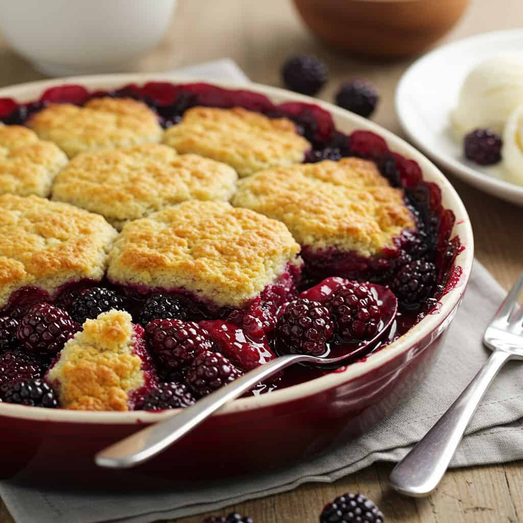 14. Blackberry Cobbler