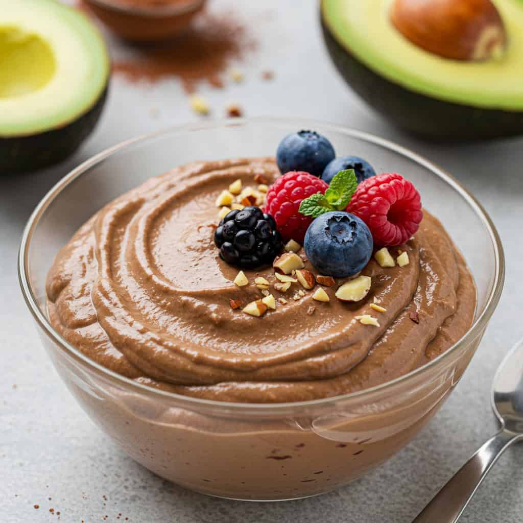 10. Chocolate Avocado Mousse