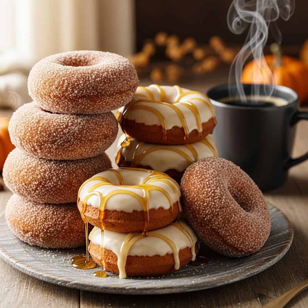 12. Pumpkin Spice Donuts