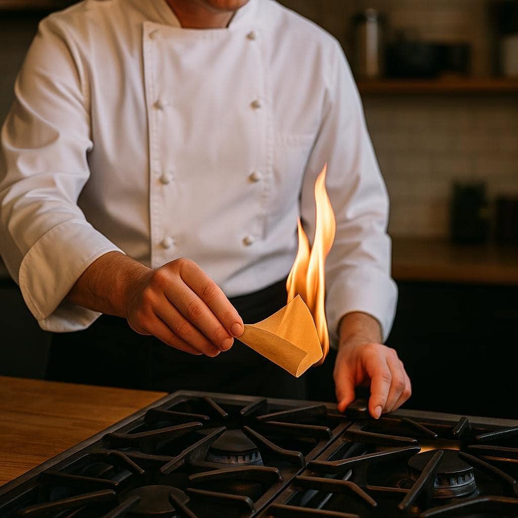 14. Always Light a New Stove with Paper, Not Matches