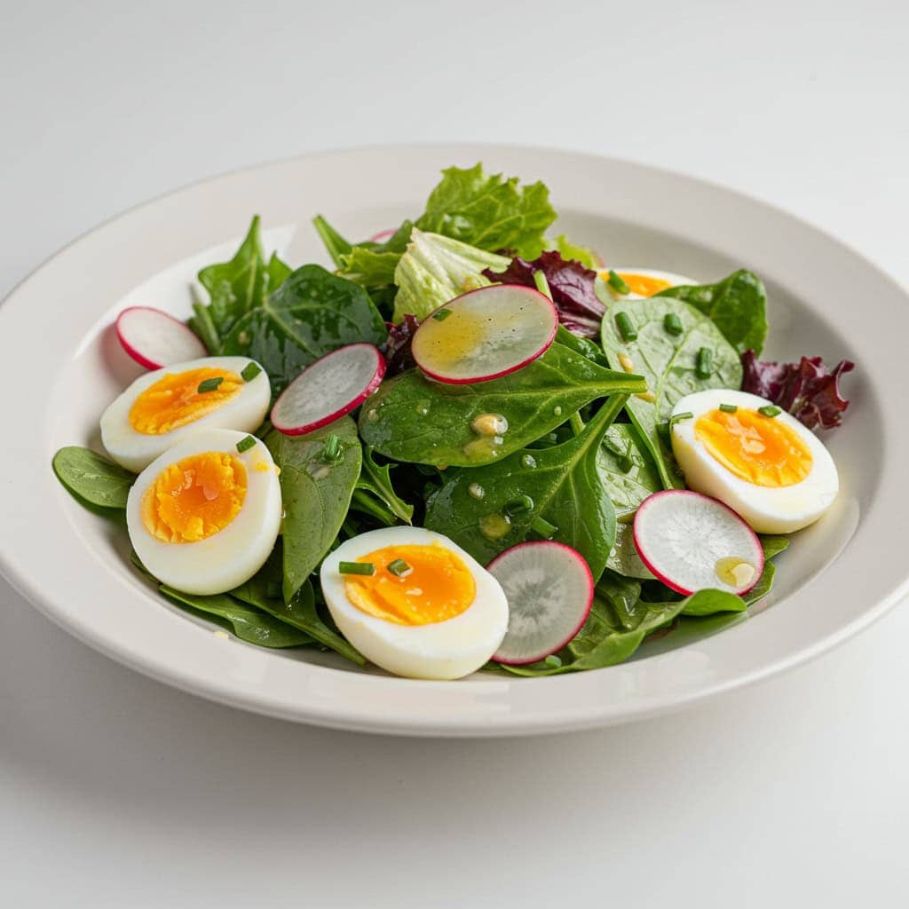 11. Breakfast Salad with Hard-Boiled Eggs