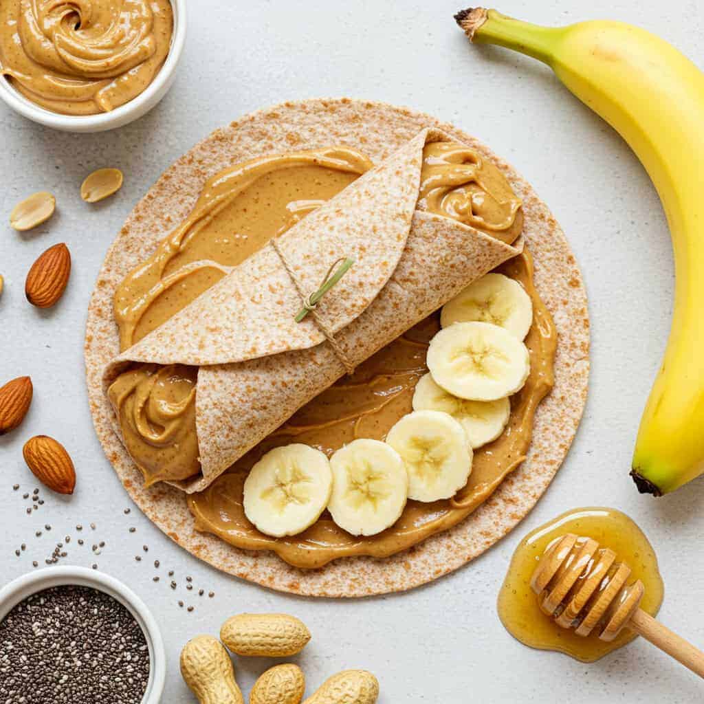 2. Nut Butter & Banana Wrap