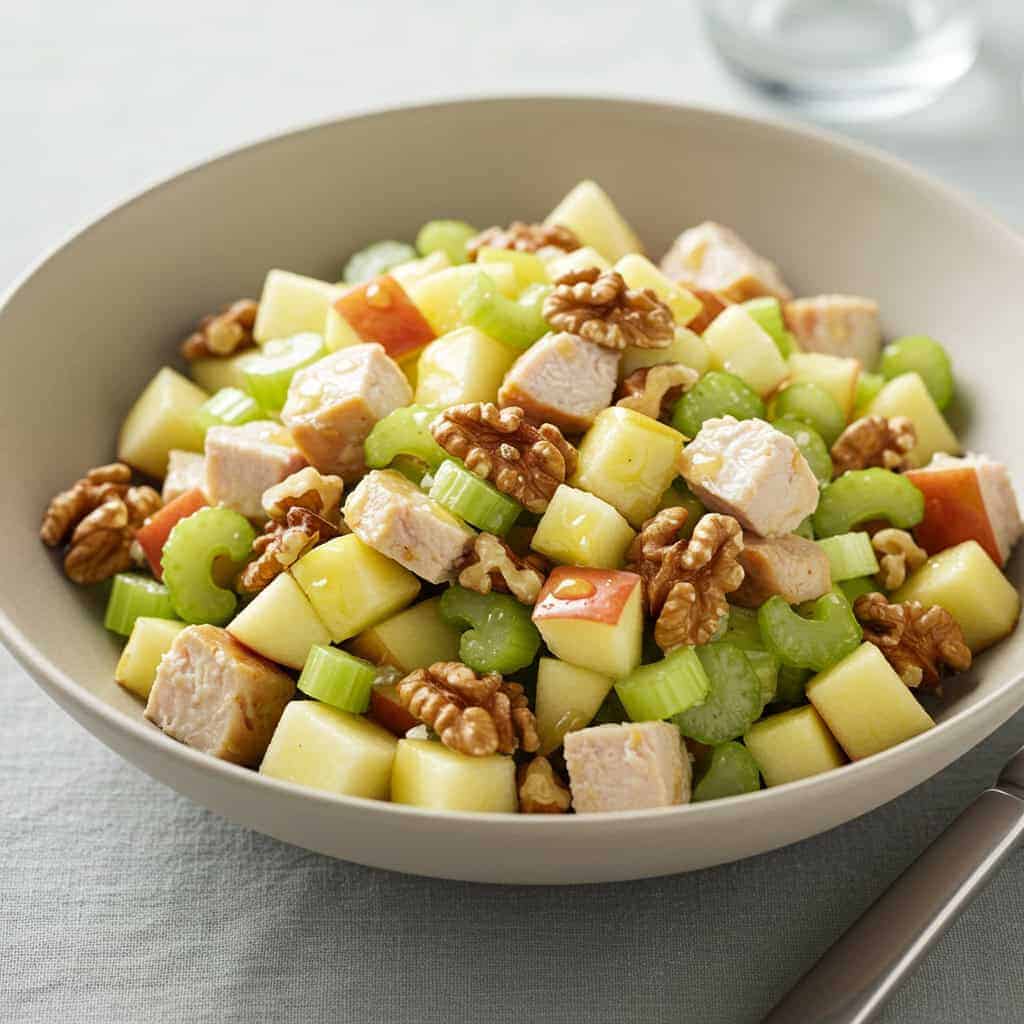 12. Apple, Walnut & Chicken Salad (No Mayo)