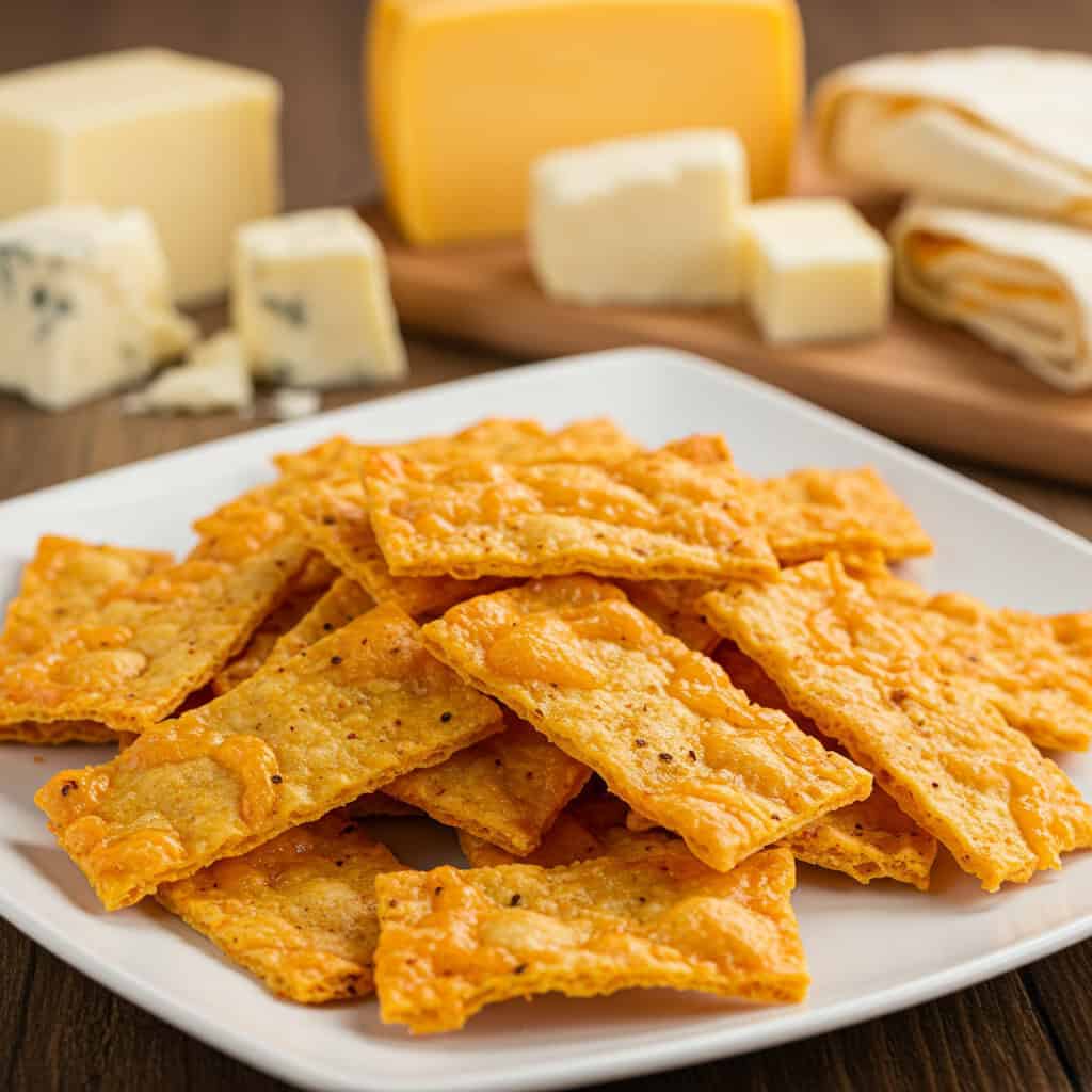 2. Cheese Crisp Crackers