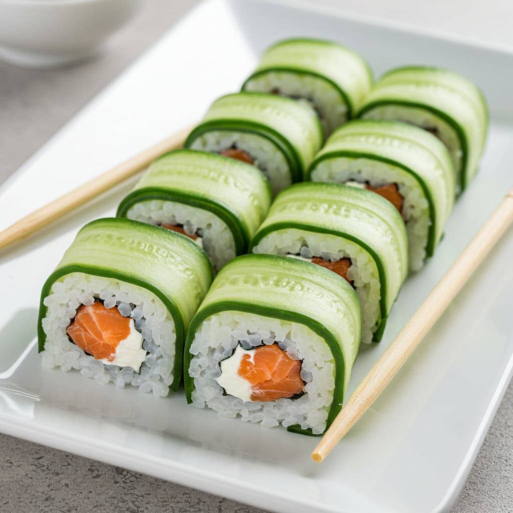 6. Cucumber Sushi Rolls