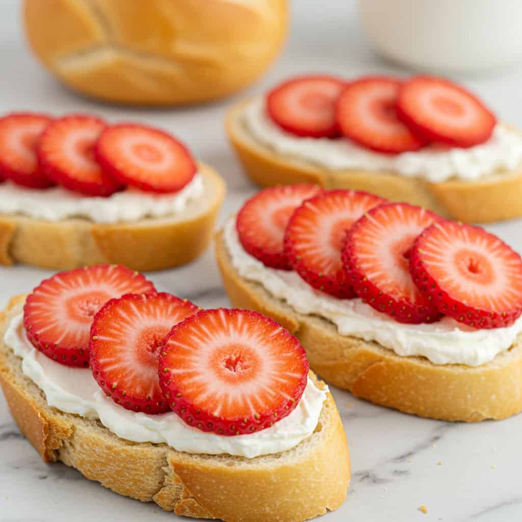 12. Strawberry Cream Cheese Toasts