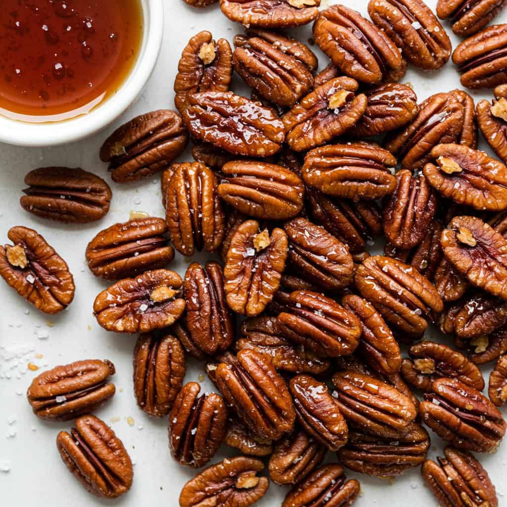 13. Maple Glazed Pecans