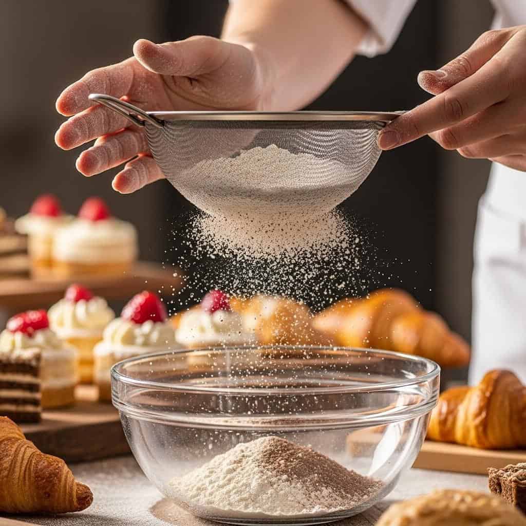 5. Sift Dry Ingredients for a Flawless Finish