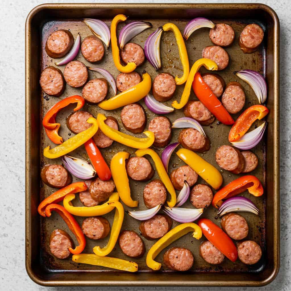 4. Sausage, Peppers & Onions