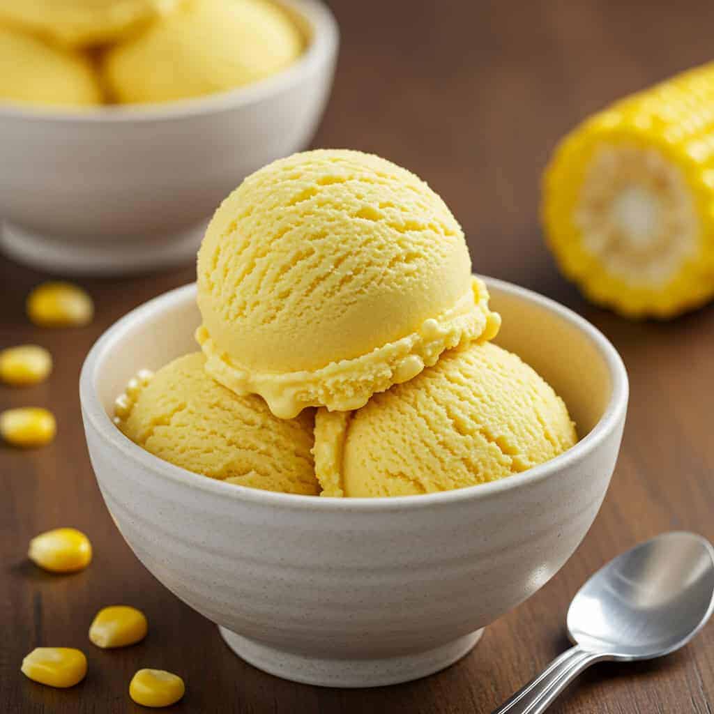 8. Sweet Corn Ice Cream