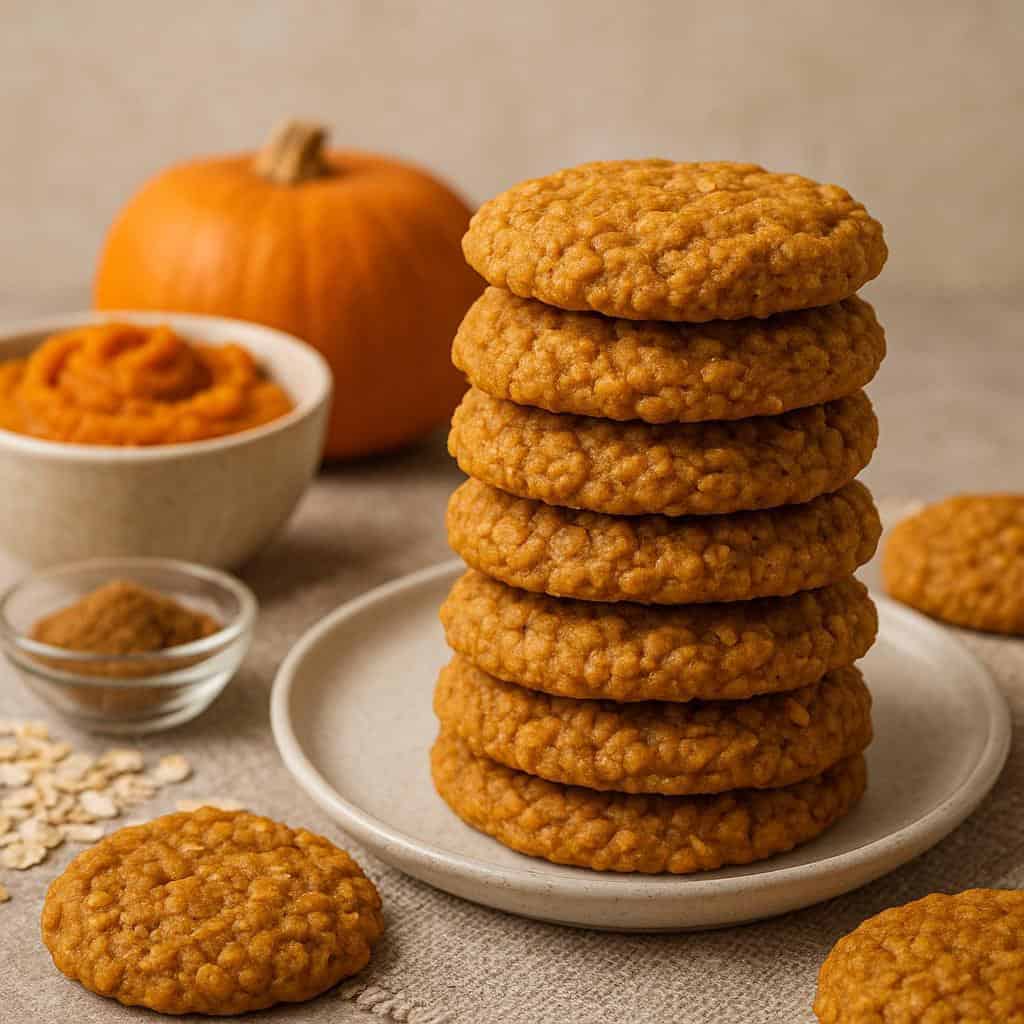 13. Pumpkin Oat Cookies