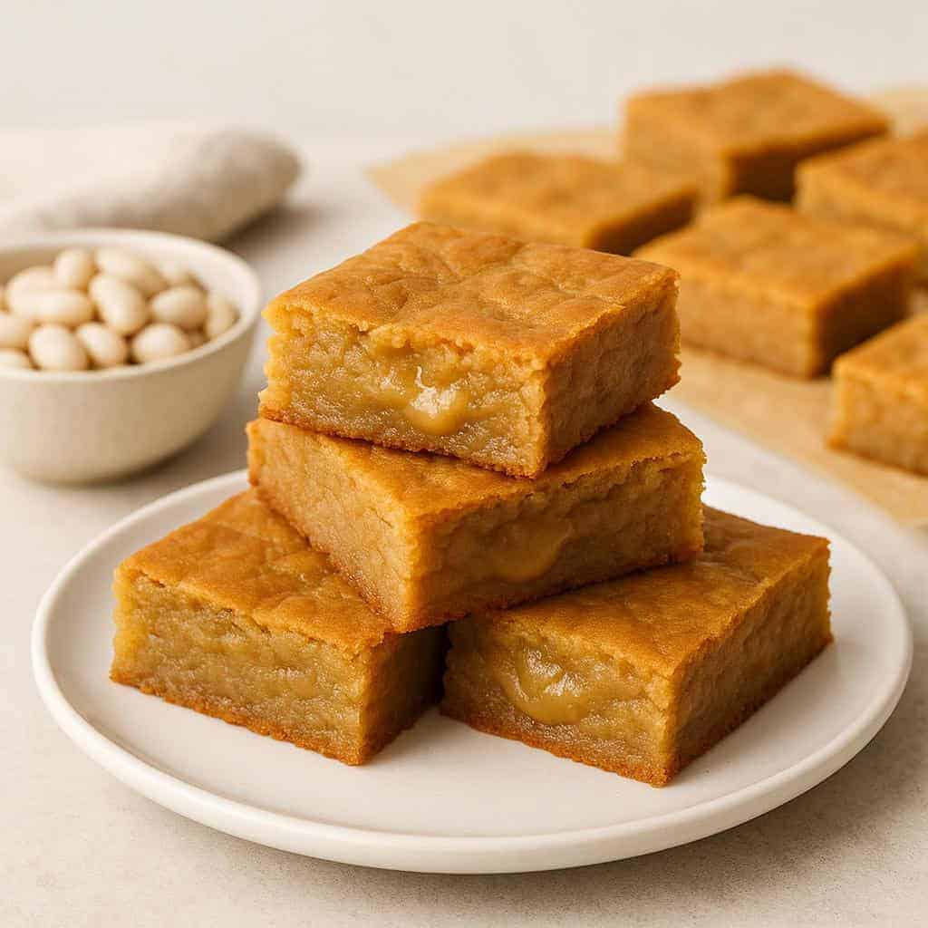 14. White Bean Blondies