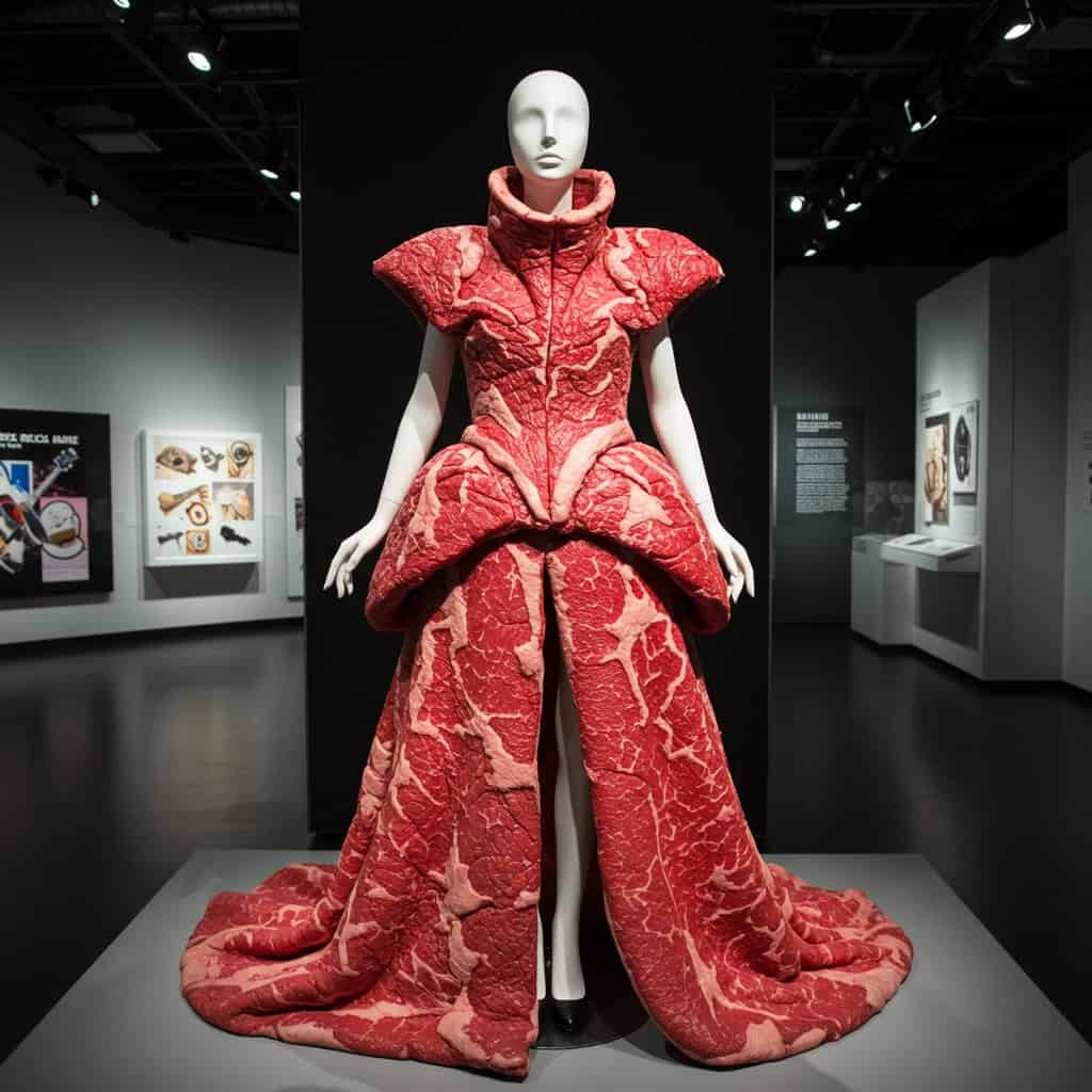 1. Lady Gaga's Meat Dress at the 2010 MTV VMAs