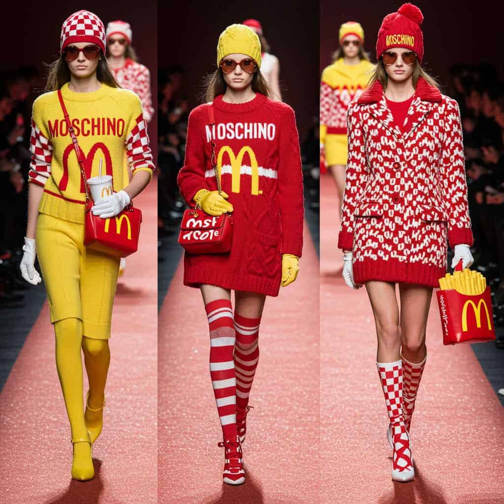 2. Moschino's Fast Food Collection (Fall/Winter 2014)