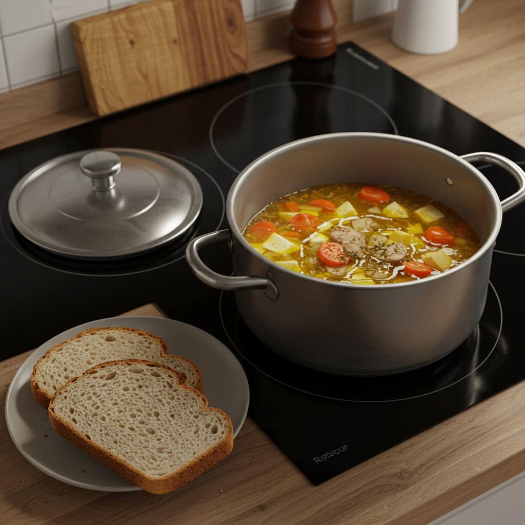 3. Absorbing Grease from Soup or Broth