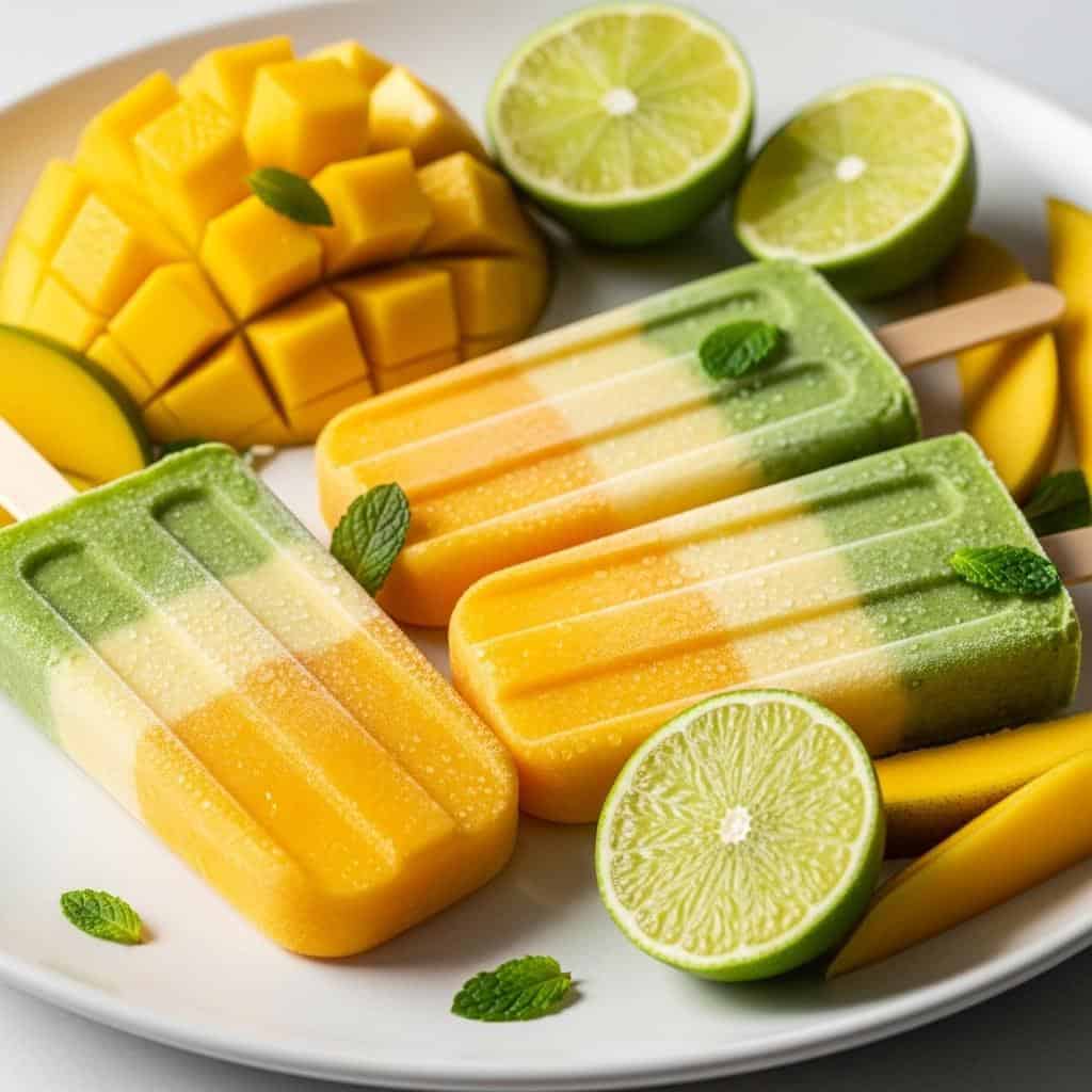 2. Mango-Lime Sunshine Pops