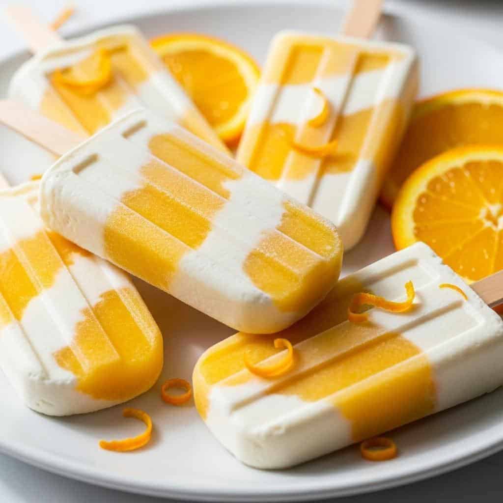 9. Orange Creamsicle Pops