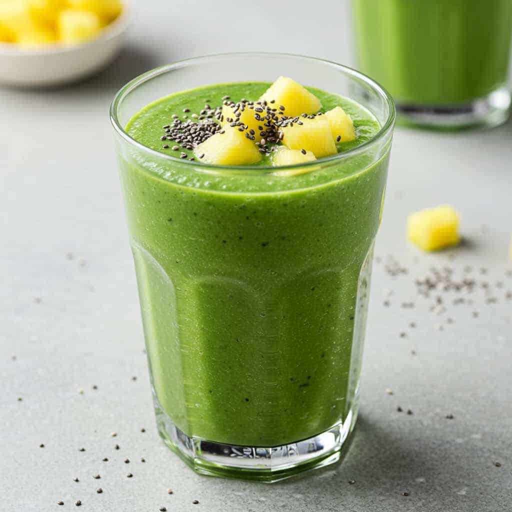 3. Spinach & Pineapple Green Elixir