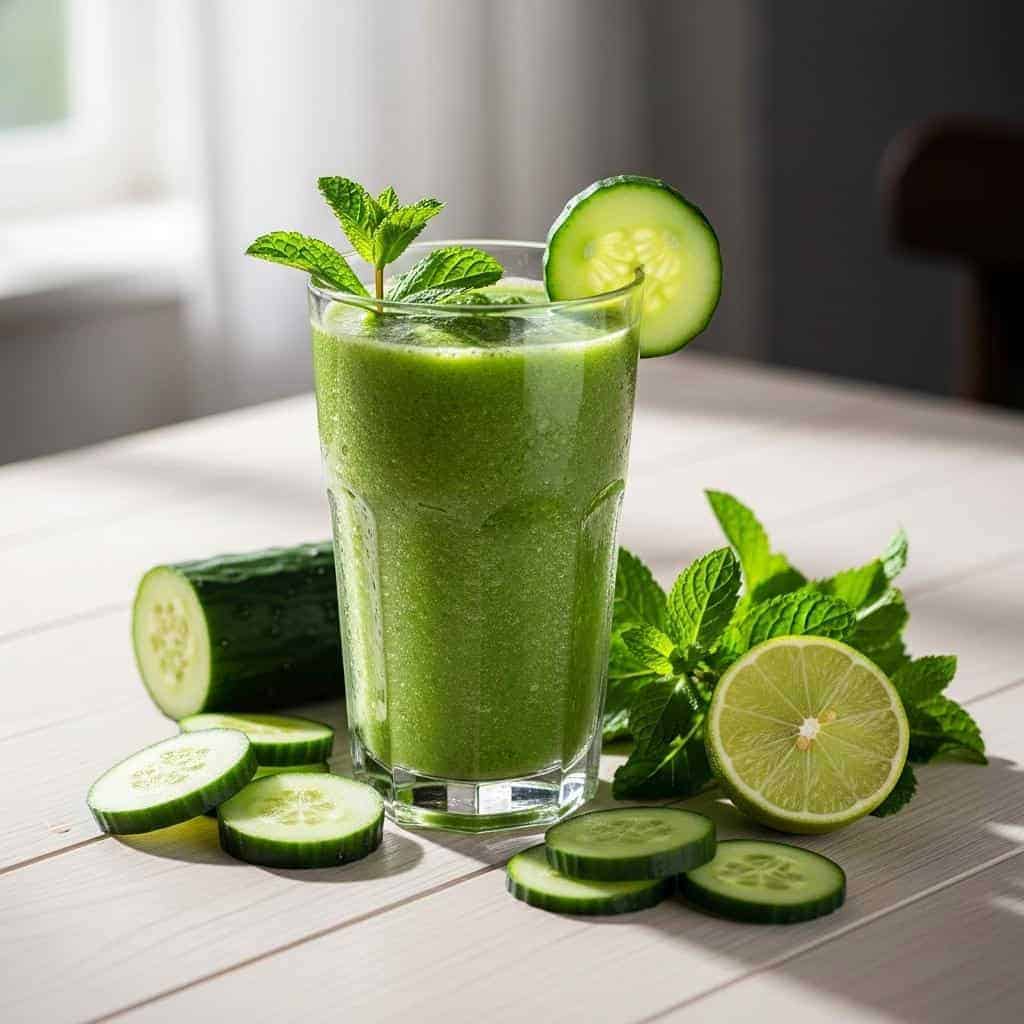 9. Cucumber Mint Hydration Smoothie