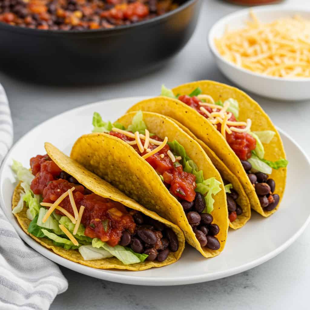 10. Black Bean Tacos
