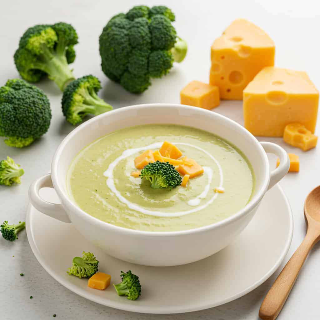 11. Creamy Broccoli Cheddar Soup