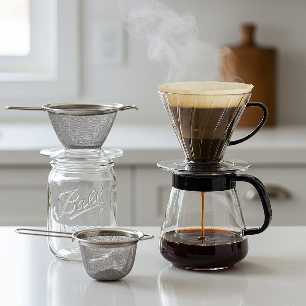 6. Use the Clever Dripper or Improvised Brewers