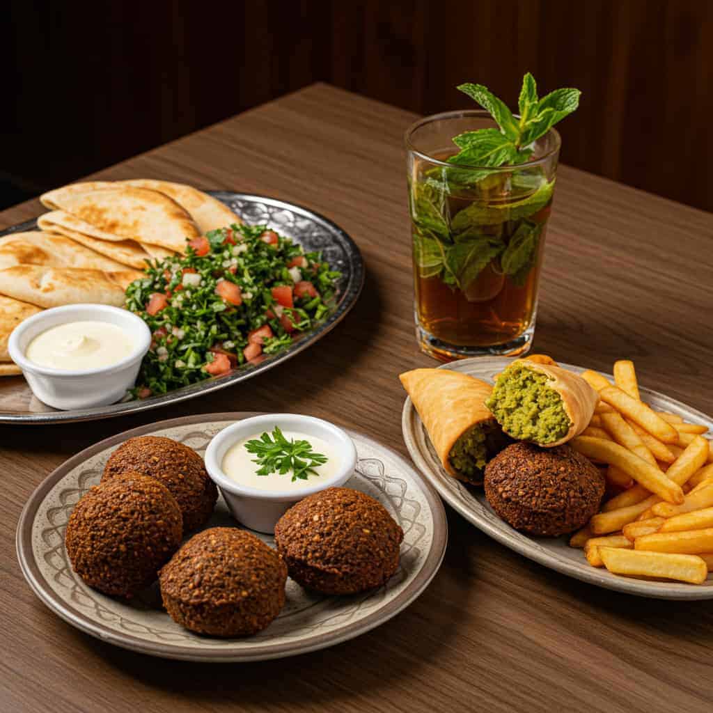 8. Falafel and Mint Tea (Middle East)