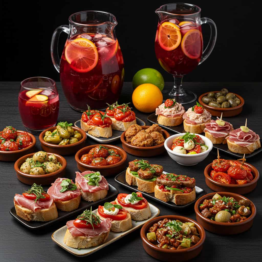 12. Tapas and Sangria (Spain)