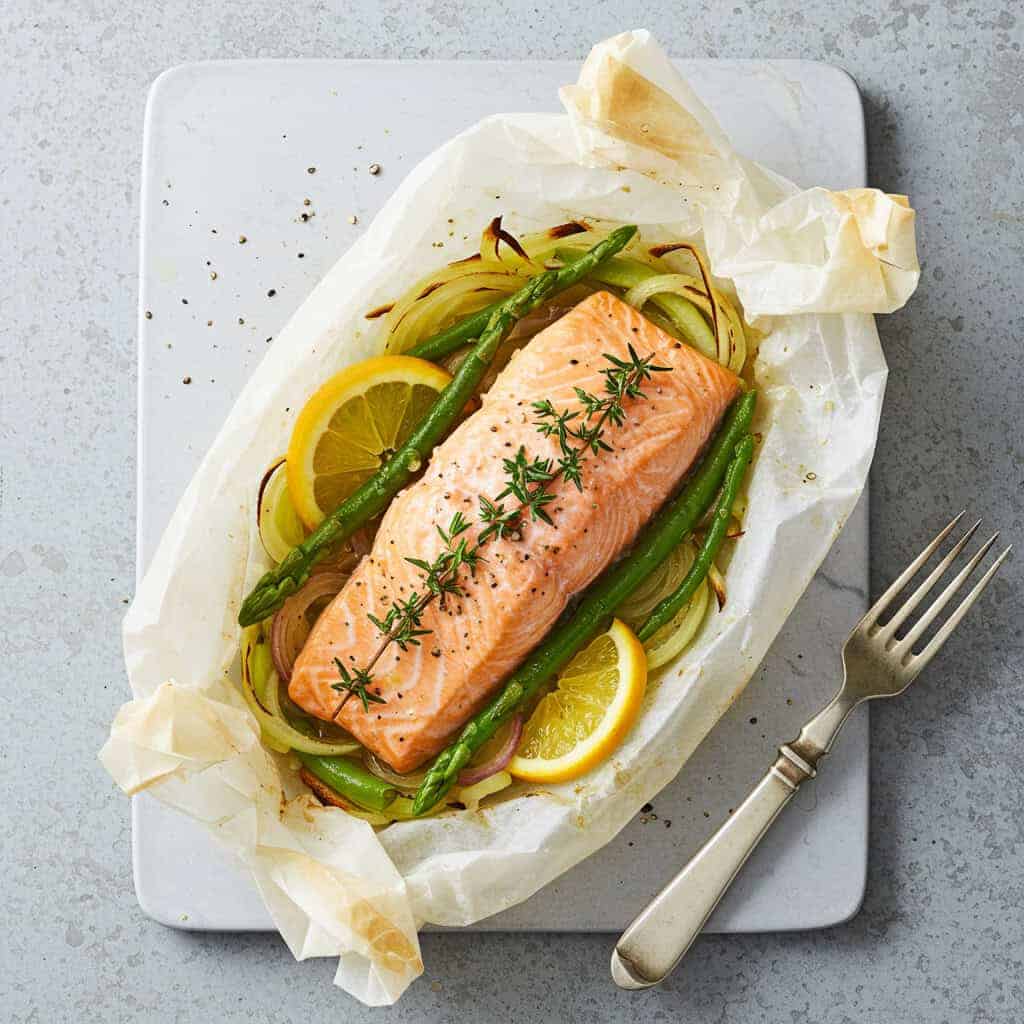 2. Salmon en Papillote