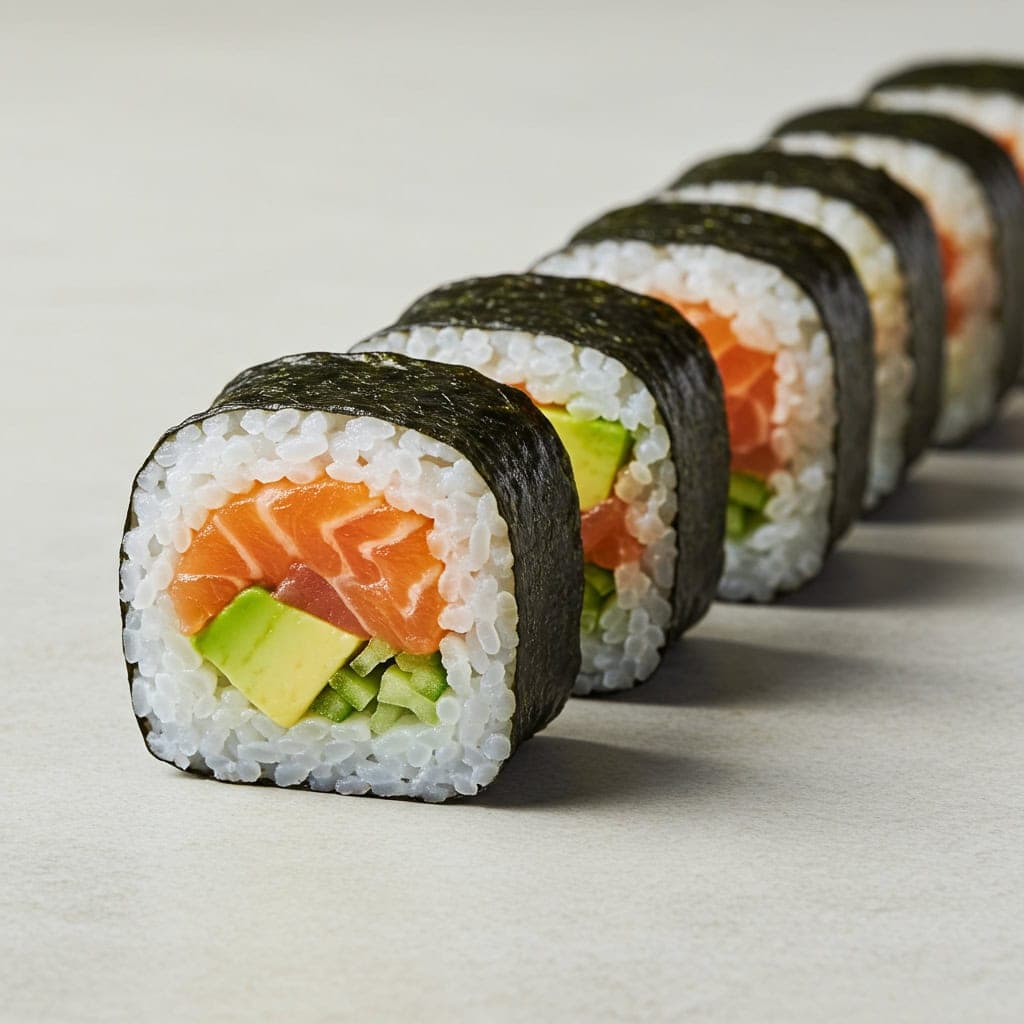 4. Salmon Sushi Rolls