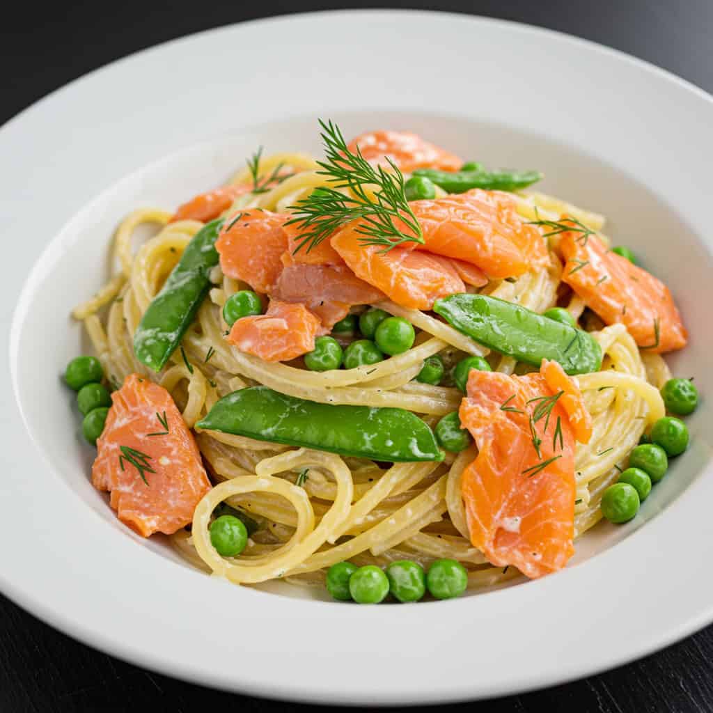 7. Smoked Salmon Pasta