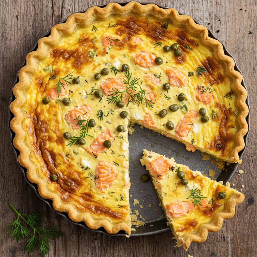 10. Salmon Quiche
