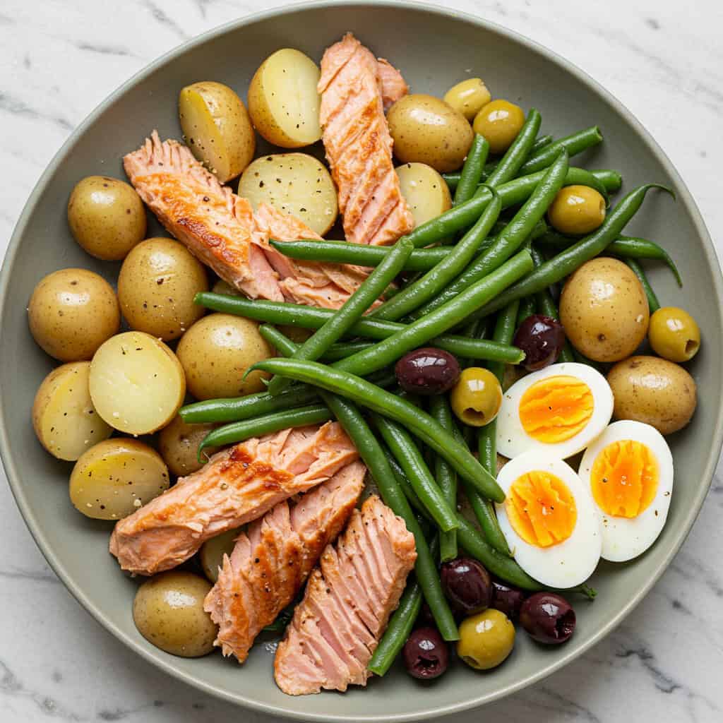 12. Salmon Nicoise Salad