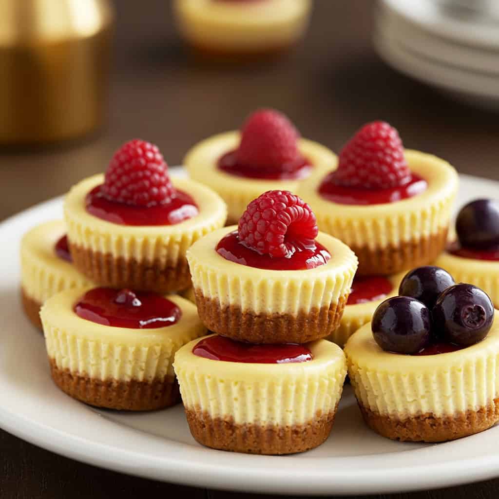 1. Mini Cheesecake Bites