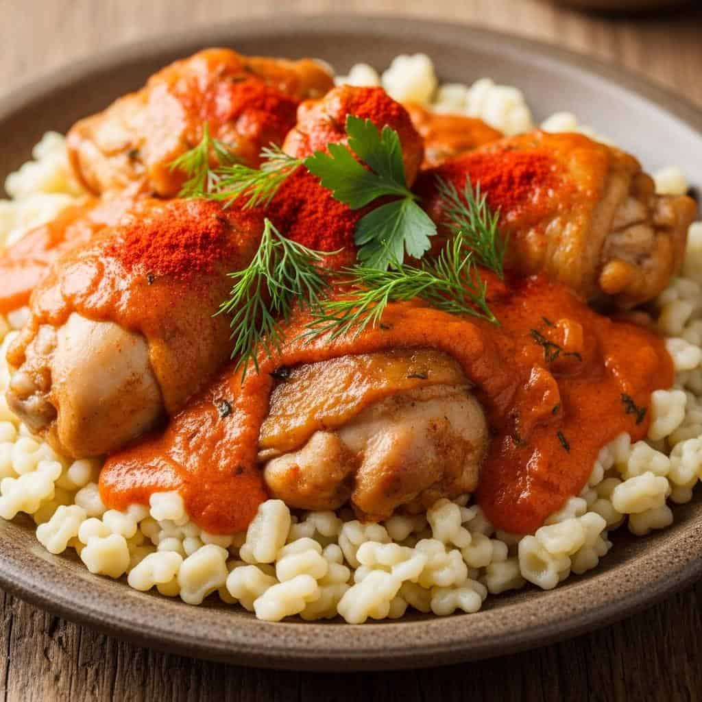5. Hungarian Chicken Paprikash