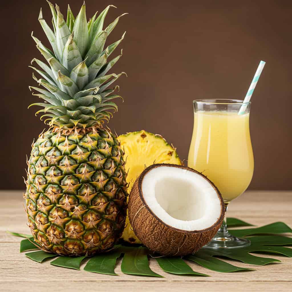4. Pineapple & Coconut