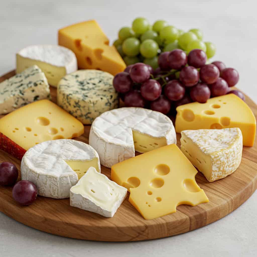 10. Grapes & Cheese