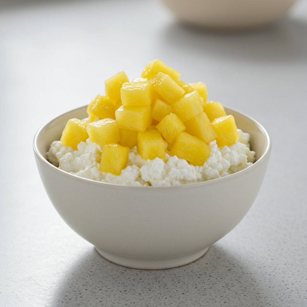 3. Cottage Cheese and Pineapple